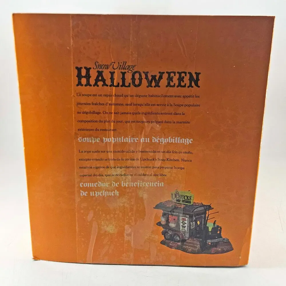 Department 56 Halloween Upchuck's Soup Kitchen Haunted Wheels Food Trucks